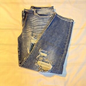 Judy Blue Faded Indigo Denim Jeans